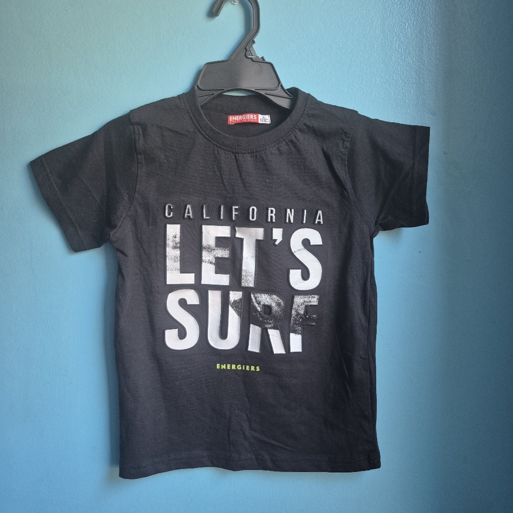 Energie Black Kids Surf T-Shirt